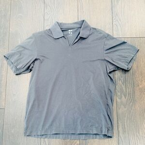 Uniqlo Dry Cool-Feel Polo Shirt, Gray, Size S